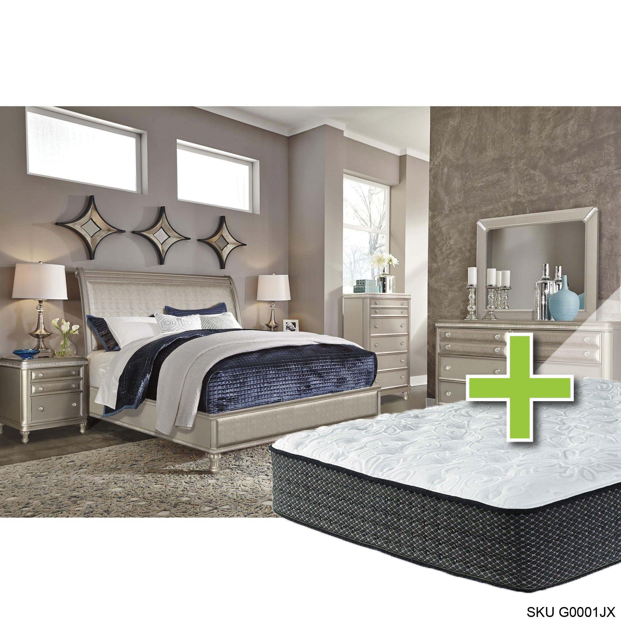 Bling bedroom deals set ashley furniture